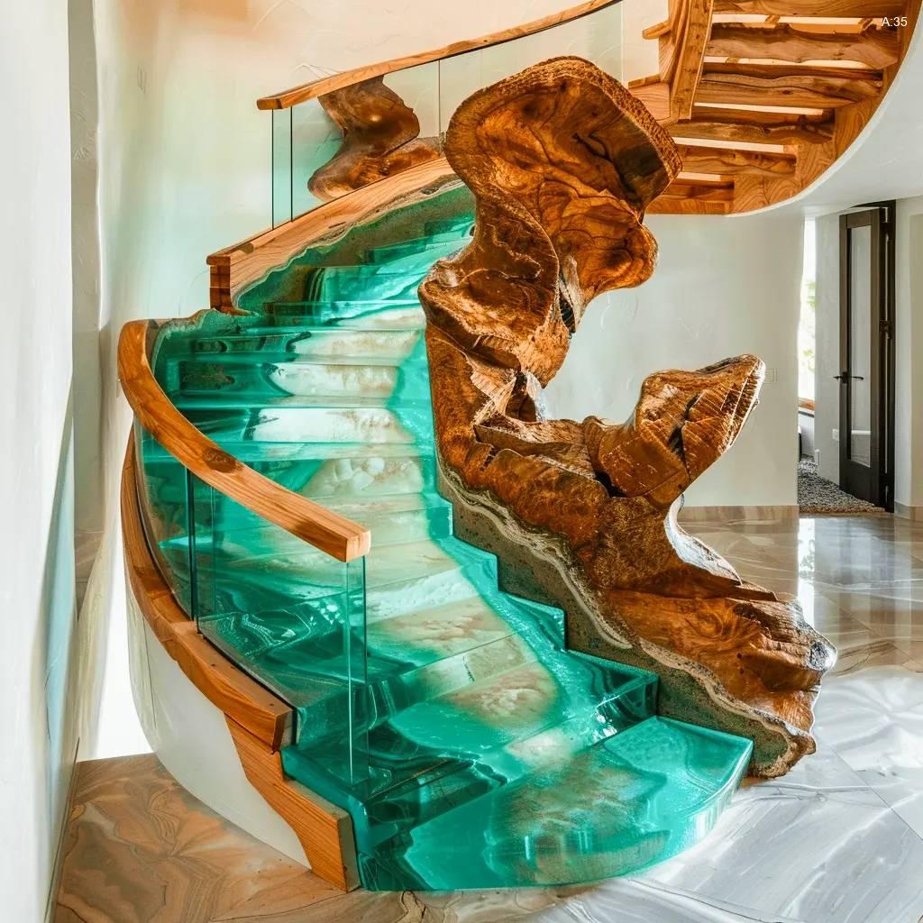 Information about the famous person Elevate Your Home with Exquisite Epoxy Wooden Stairs