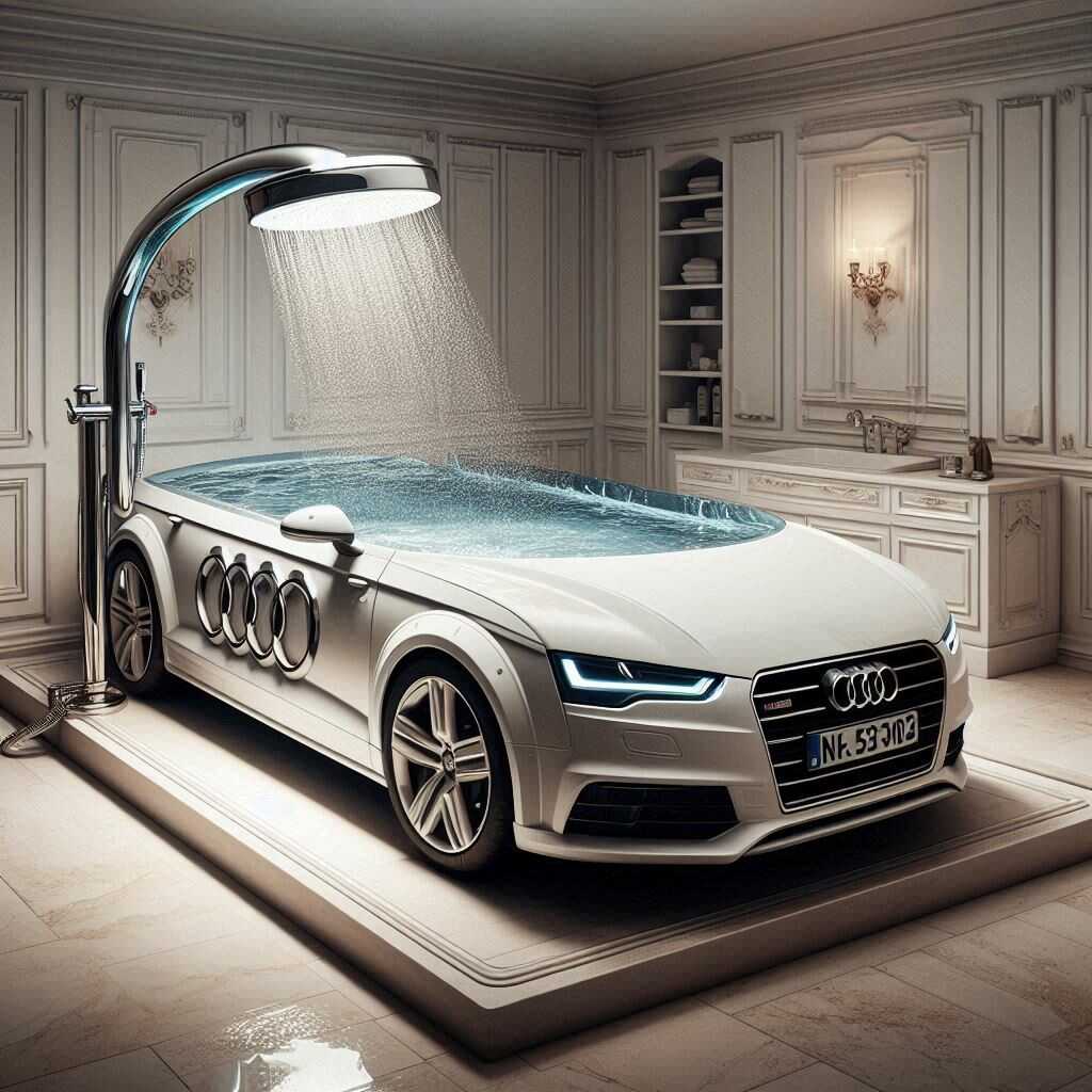 Information about the famous person Luxurious Bathing Experience with an Audi Car Shaped Bathtub: Sophistication Meets Relaxation