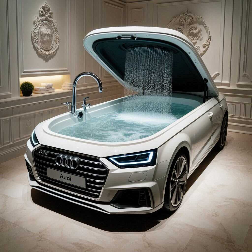 Information about the famous person Luxurious Bathing Experience with an Audi Car Shaped Bathtub: Sophistication Meets Relaxation