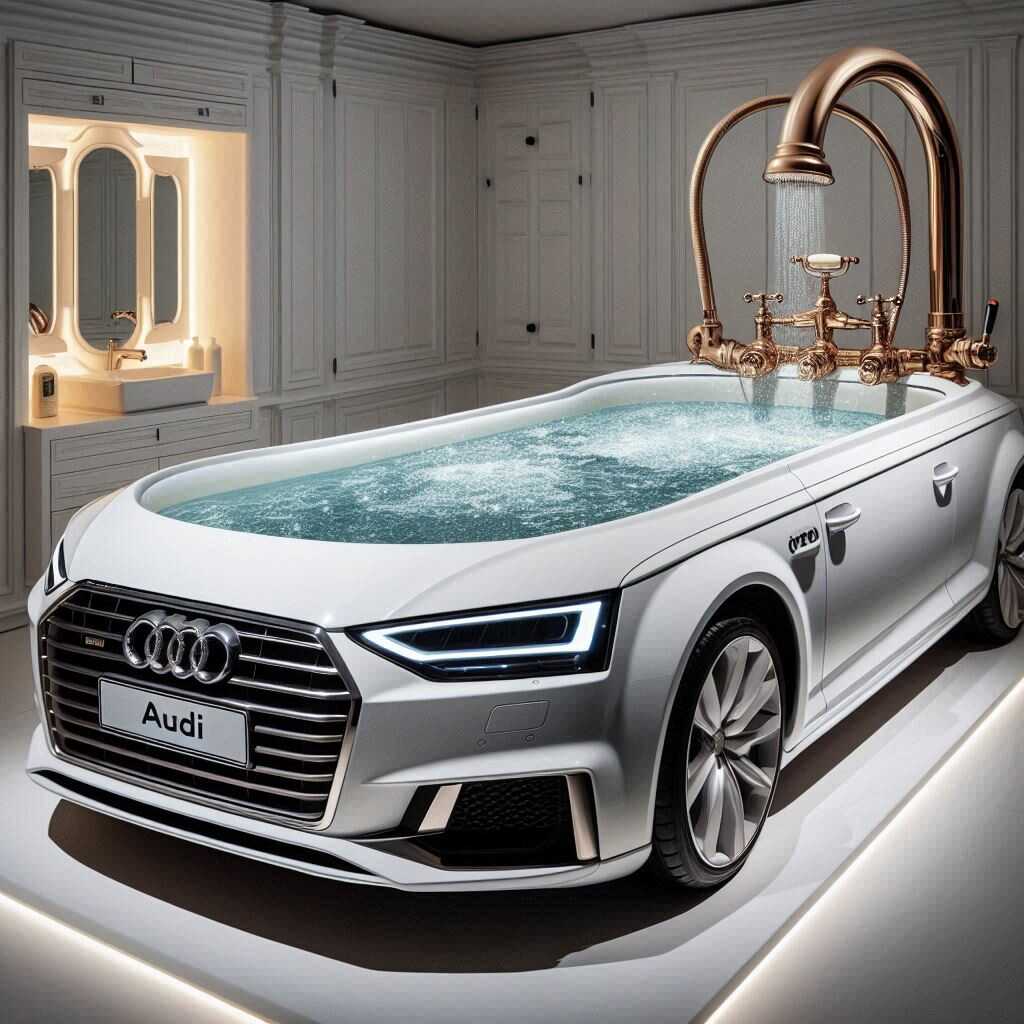 Information about the famous person Luxurious Bathing Experience with an Audi Car Shaped Bathtub: Sophistication Meets Relaxation