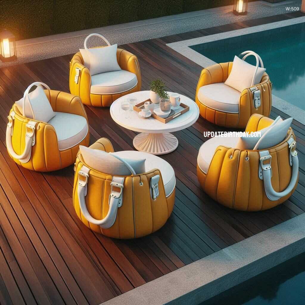 Information about the famous person Bag Shaped Patio Set: Elevate Your Outdoor Space with Unique and Stylish Furniture