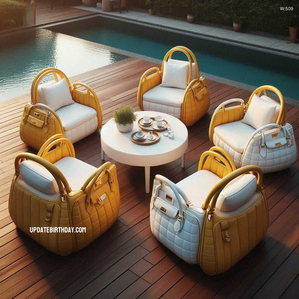 Information about the famous person Bag Shaped Patio Set: Elevate Your Outdoor Space with Unique and Stylish Furniture