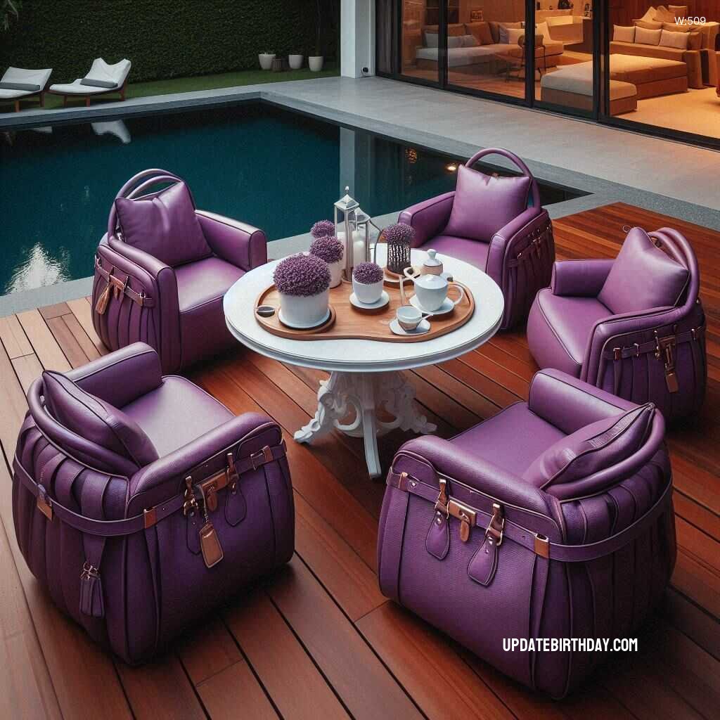 Information about the famous person Bag Shaped Patio Set: Elevate Your Outdoor Space with Unique and Stylish Furniture