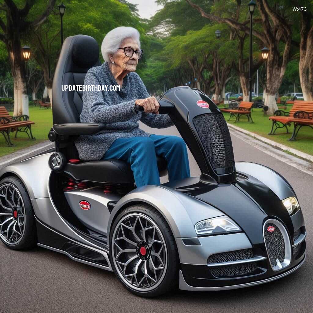 Information about the famous person Experience Luxury Mobility with a Bugatti Shaped Mobility Scooter: Combining Style and Functionality