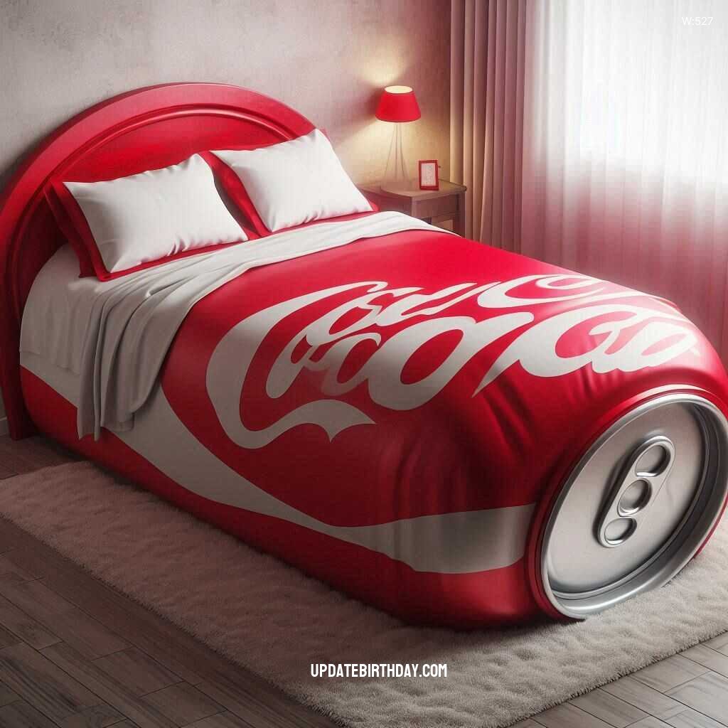 Information about the famous person Relax in Style with a Coca-Cola Inspired Bed: A Unique Addition to Your Bedroom