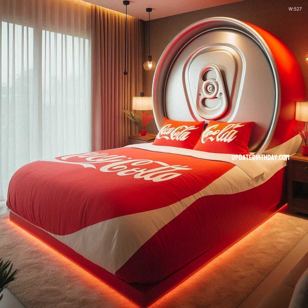 Information about the famous person Relax in Style with a Coca-Cola Inspired Bed: A Unique Addition to Your Bedroom