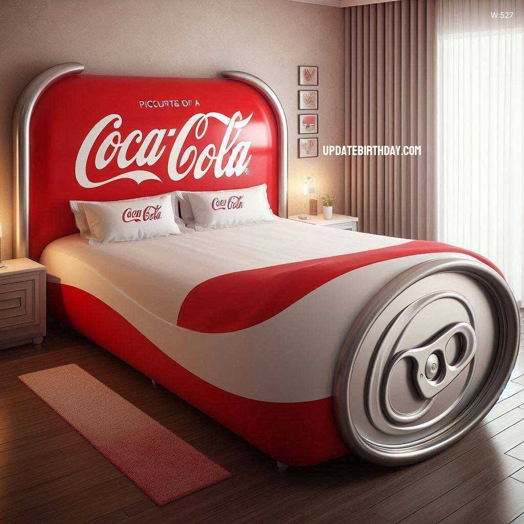 Information about the famous person Relax in Style with a Coca-Cola Inspired Bed: A Unique Addition to Your Bedroom