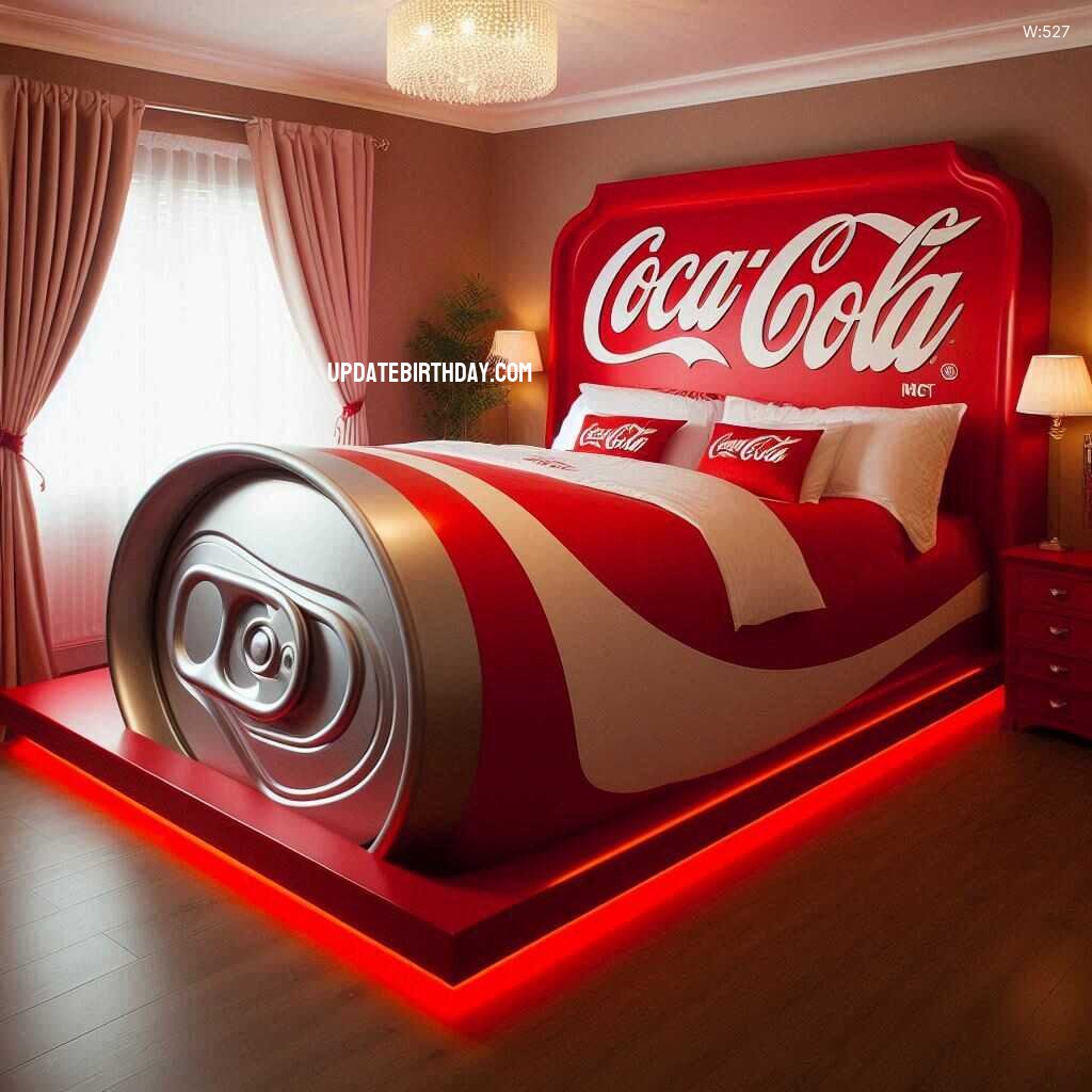 Information about the famous person Relax in Style with a Coca-Cola Inspired Bed: A Unique Addition to Your Bedroom