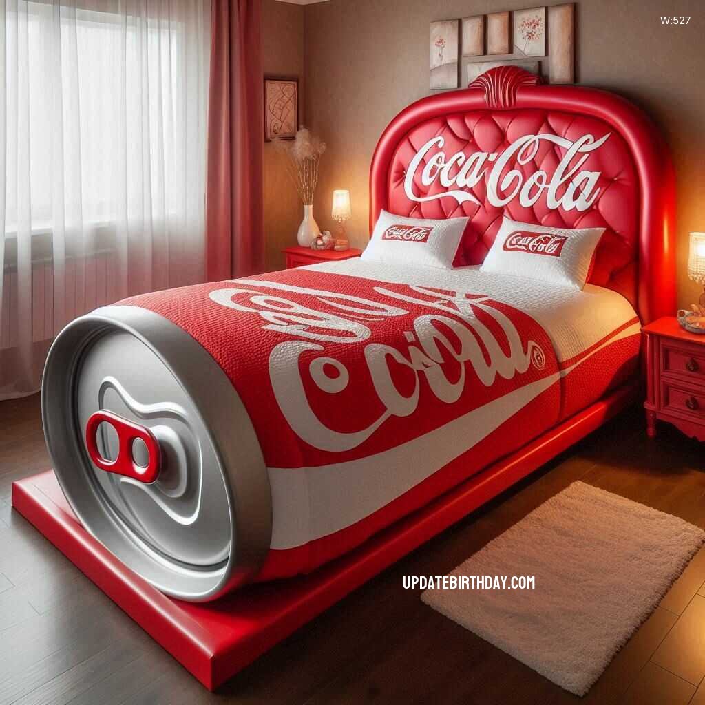 Information about the famous person Relax in Style with a Coca-Cola Inspired Bed: A Unique Addition to Your Bedroom