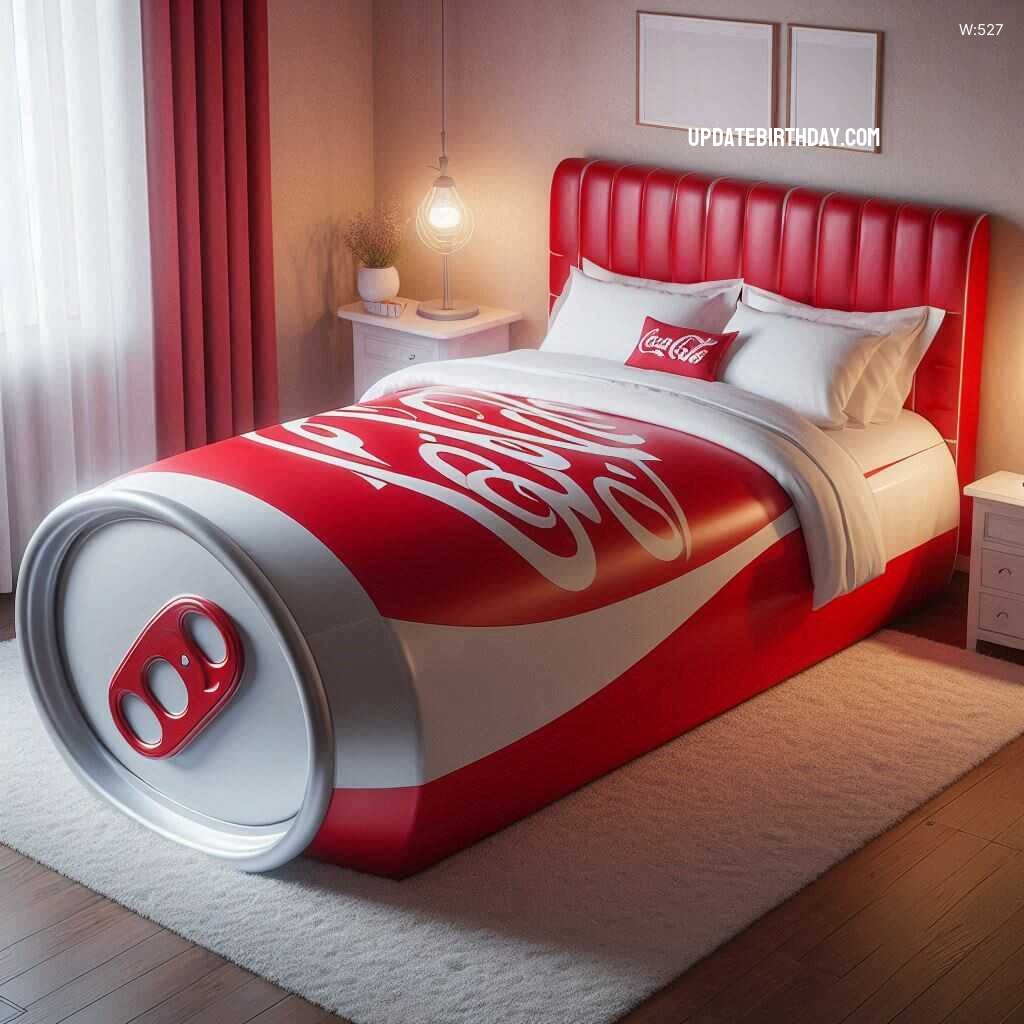 Information about the famous person Relax in Style with a Coca-Cola Inspired Bed: A Unique Addition to Your Bedroom