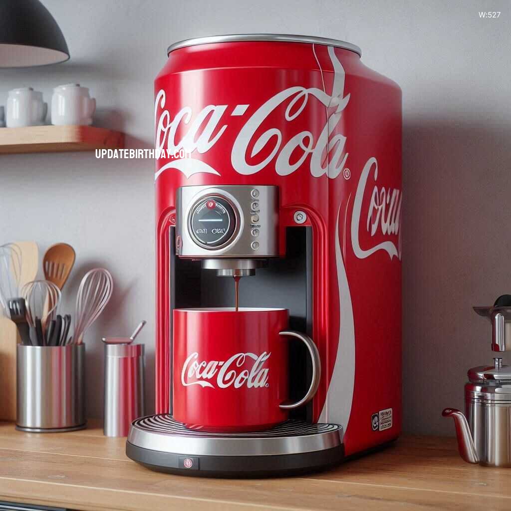 Information about the famous person Make Coffee in Style: Coca-Cola Coffee Maker for Refreshing Mornings