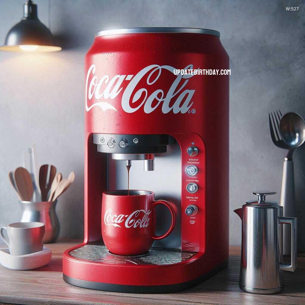 Information about the famous person Make Coffee in Style: Coca-Cola Coffee Maker for Refreshing Mornings