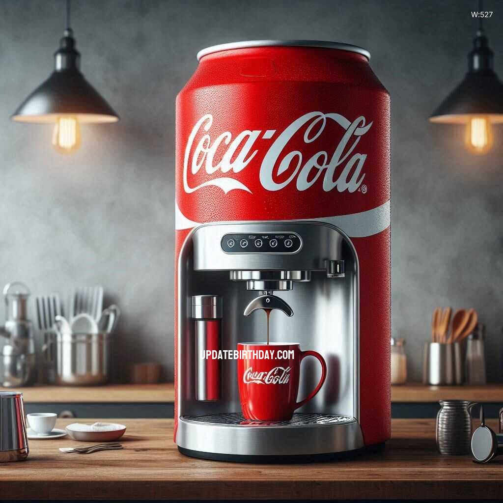 Information about the famous person Make Coffee in Style: Coca-Cola Coffee Maker for Refreshing Mornings