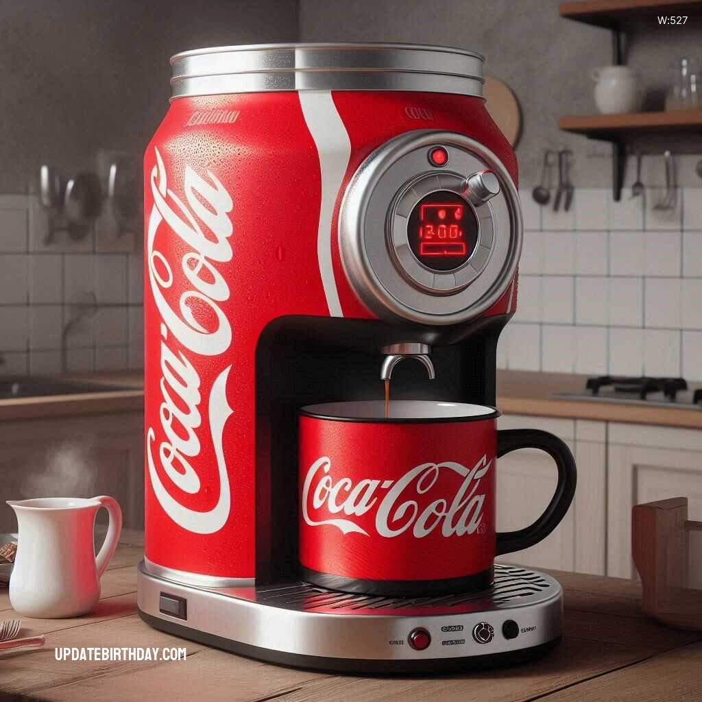 Information about the famous person Make Coffee in Style: Coca-Cola Coffee Maker for Refreshing Mornings