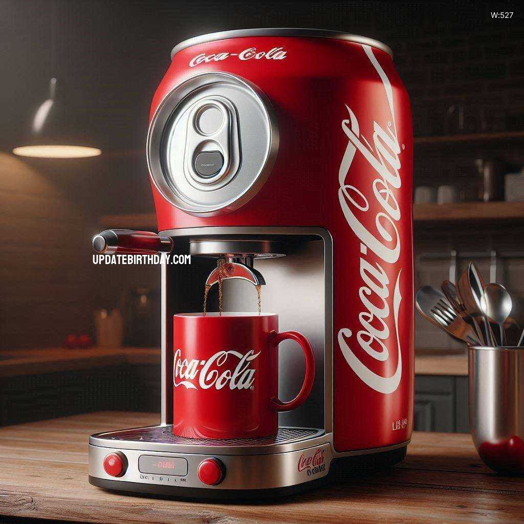 Information about the famous person Make Coffee in Style: Coca-Cola Coffee Maker for Refreshing Mornings