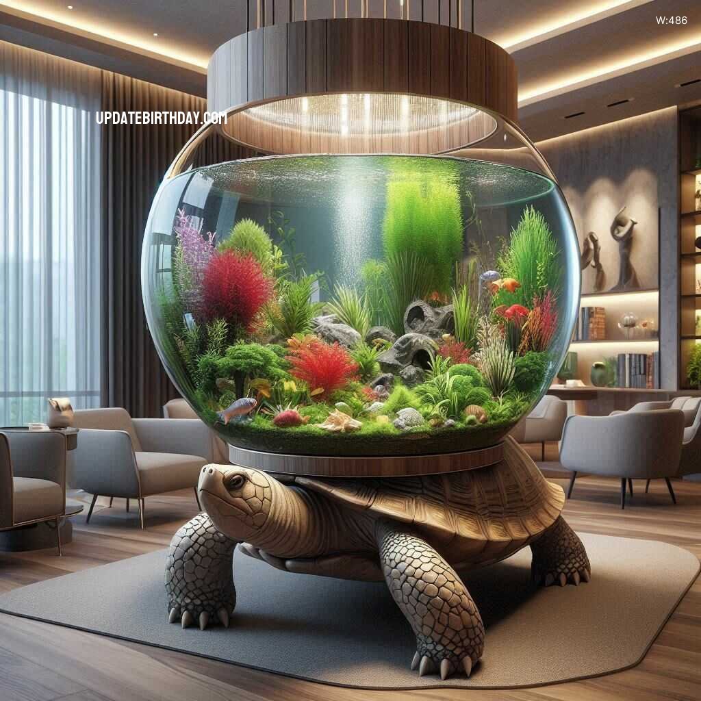 Information about the famous person Experience Unique Aquascaping with a Turtle-Shaped Fish Tank: A Fusion of Art and Natur