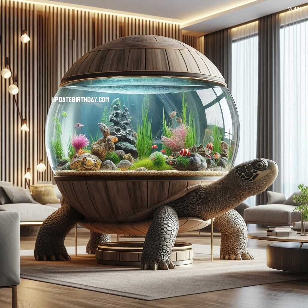 Information about the famous person Experience Unique Aquascaping with a Turtle-Shaped Fish Tank: A Fusion of Art and Natur