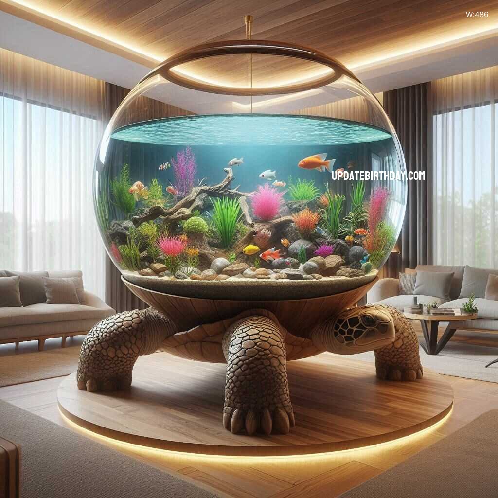 Information about the famous person Experience Unique Aquascaping with a Turtle-Shaped Fish Tank: A Fusion of Art and Natur