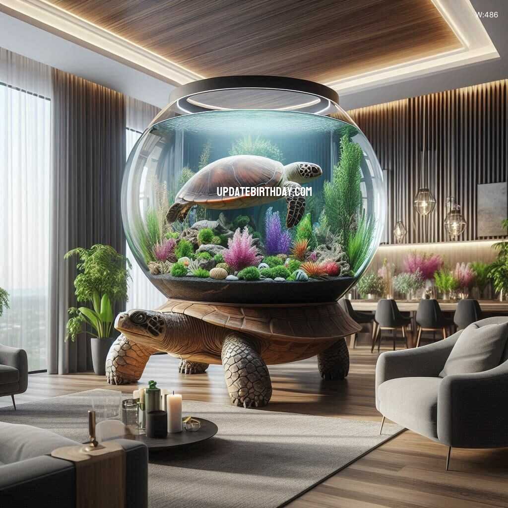 Information about the famous person Experience Unique Aquascaping with a Turtle-Shaped Fish Tank: A Fusion of Art and Natur