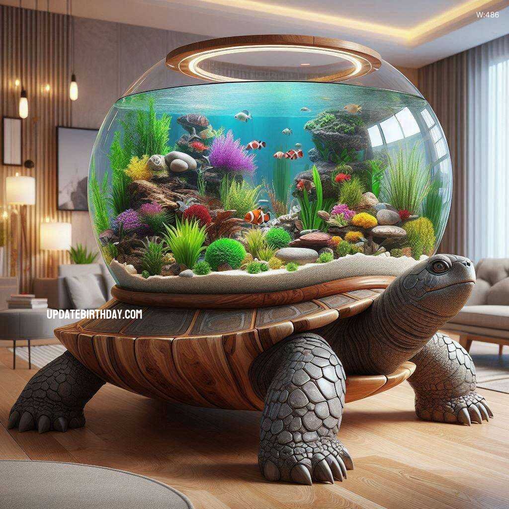 Information about the famous person Experience Unique Aquascaping with a Turtle-Shaped Fish Tank: A Fusion of Art and Natur