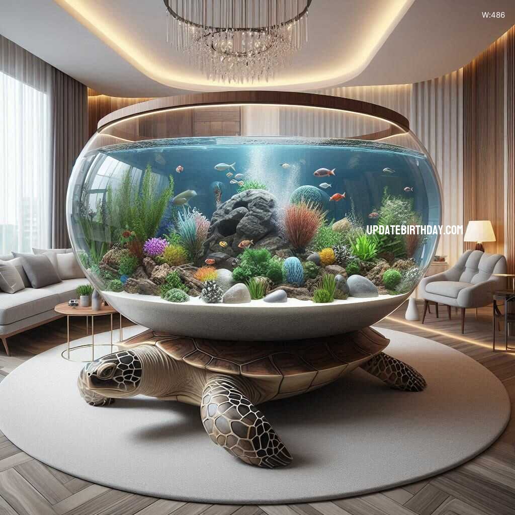 Information about the famous person Experience Unique Aquascaping with a Turtle-Shaped Fish Tank: A Fusion of Art and Natur