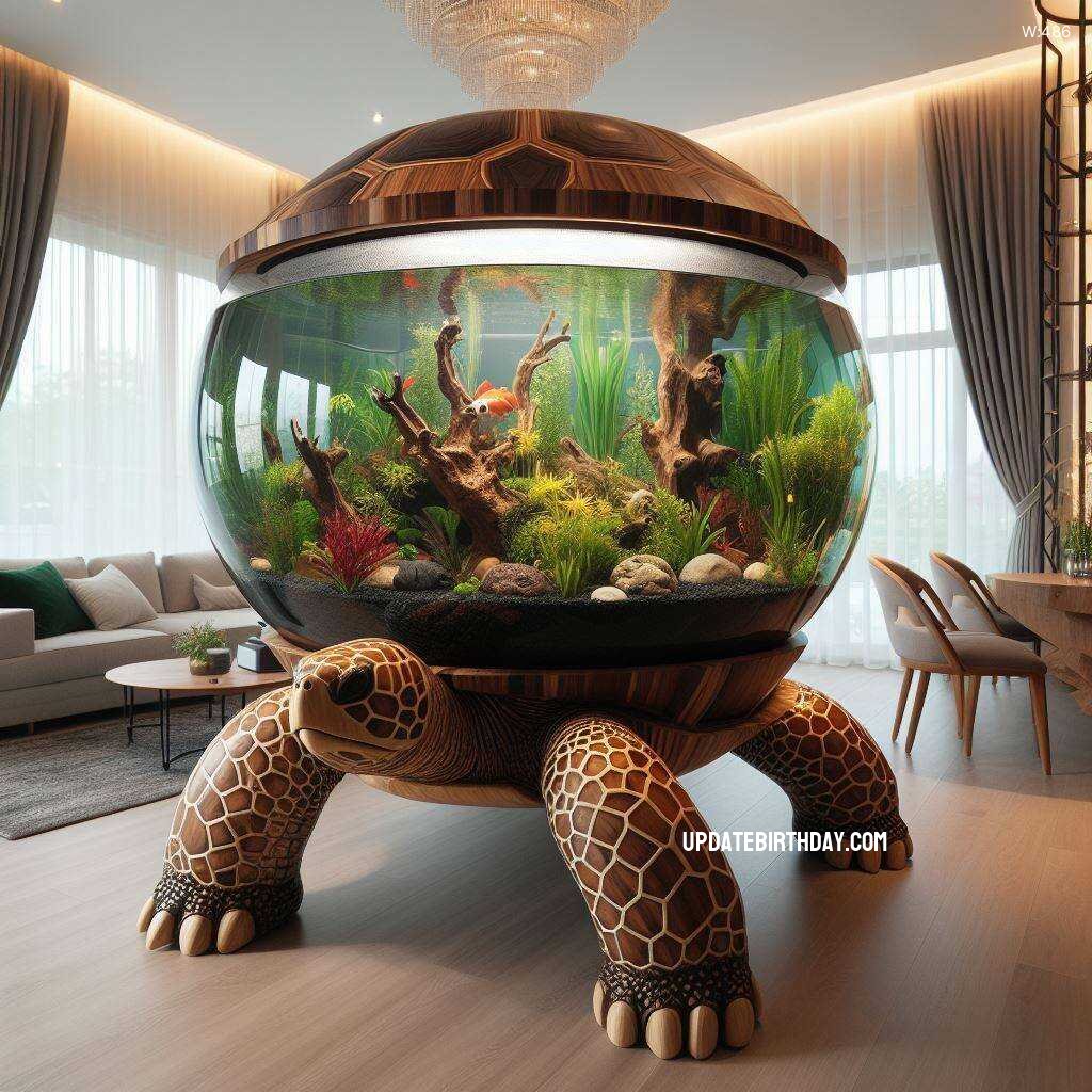 Information about the famous person Experience Unique Aquascaping with a Turtle-Shaped Fish Tank: A Fusion of Art and Natur