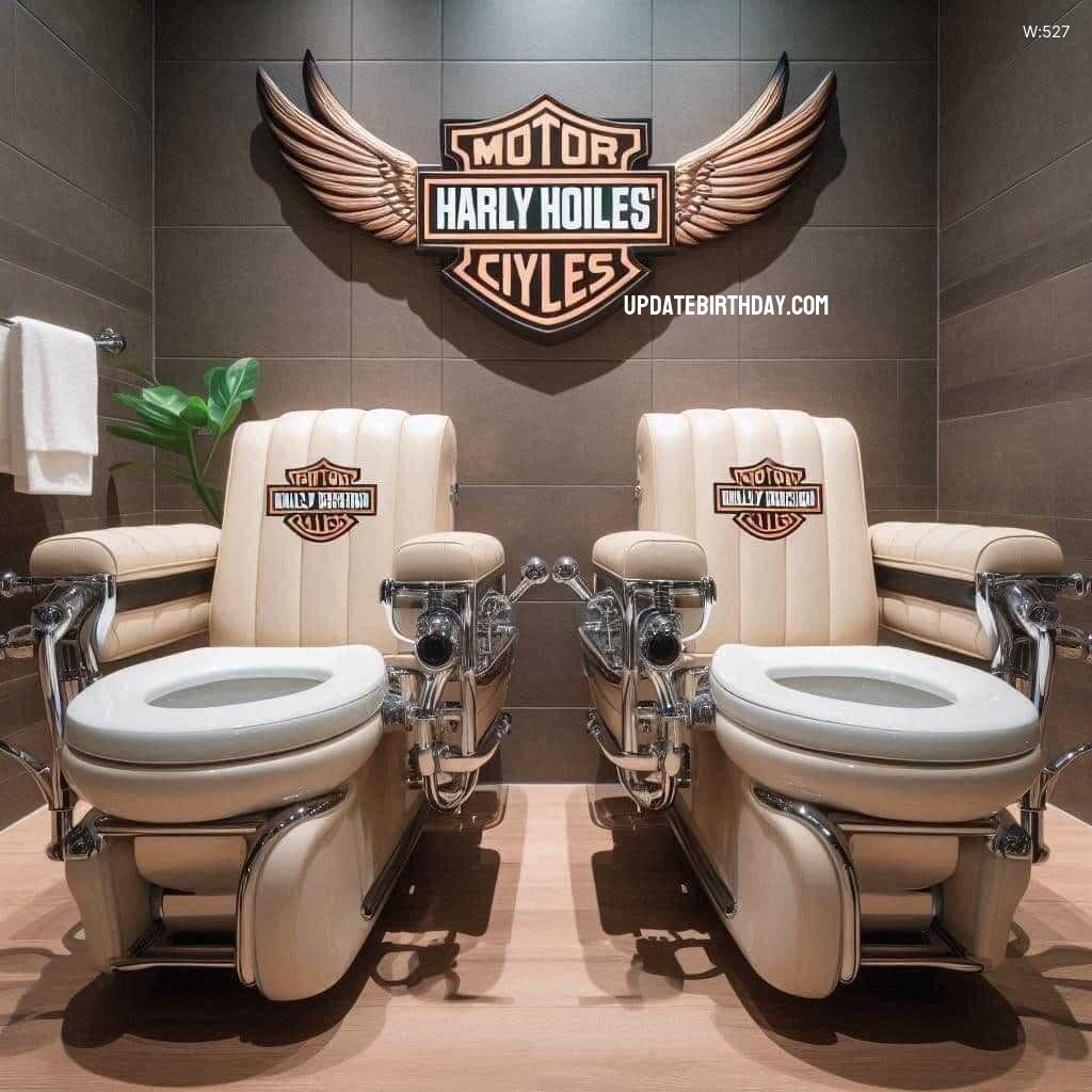 Information about the famous person Rev Up Your Bathroom: Harley Davidson-Shaped Double Toilet for Motorcycle Enthusiasts