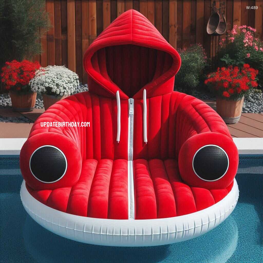 Information about the famous person Relax in Style with a Hoodie Shaped Inflatable Float: Unique Comfort for Water Fun