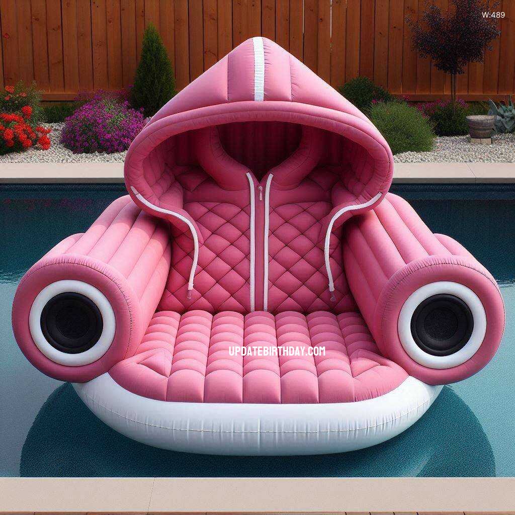 Information about the famous person Relax in Style with a Hoodie Shaped Inflatable Float: Unique Comfort for Water Fun