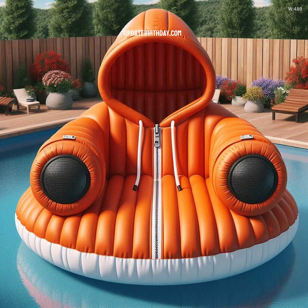 Information about the famous person Relax in Style with a Hoodie Shaped Inflatable Float: Unique Comfort for Water Fun