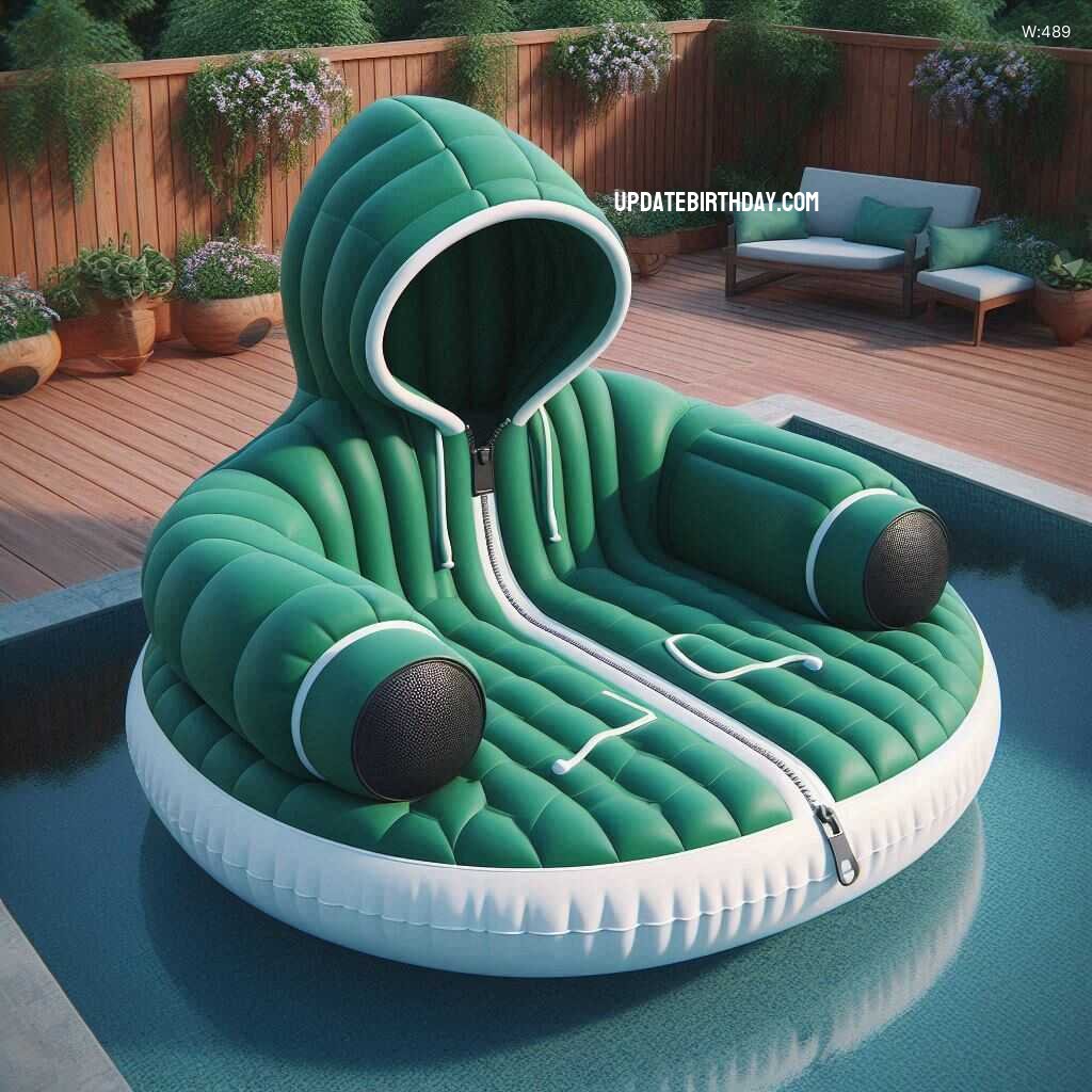 Information about the famous person Relax in Style with a Hoodie Shaped Inflatable Float: Unique Comfort for Water Fun