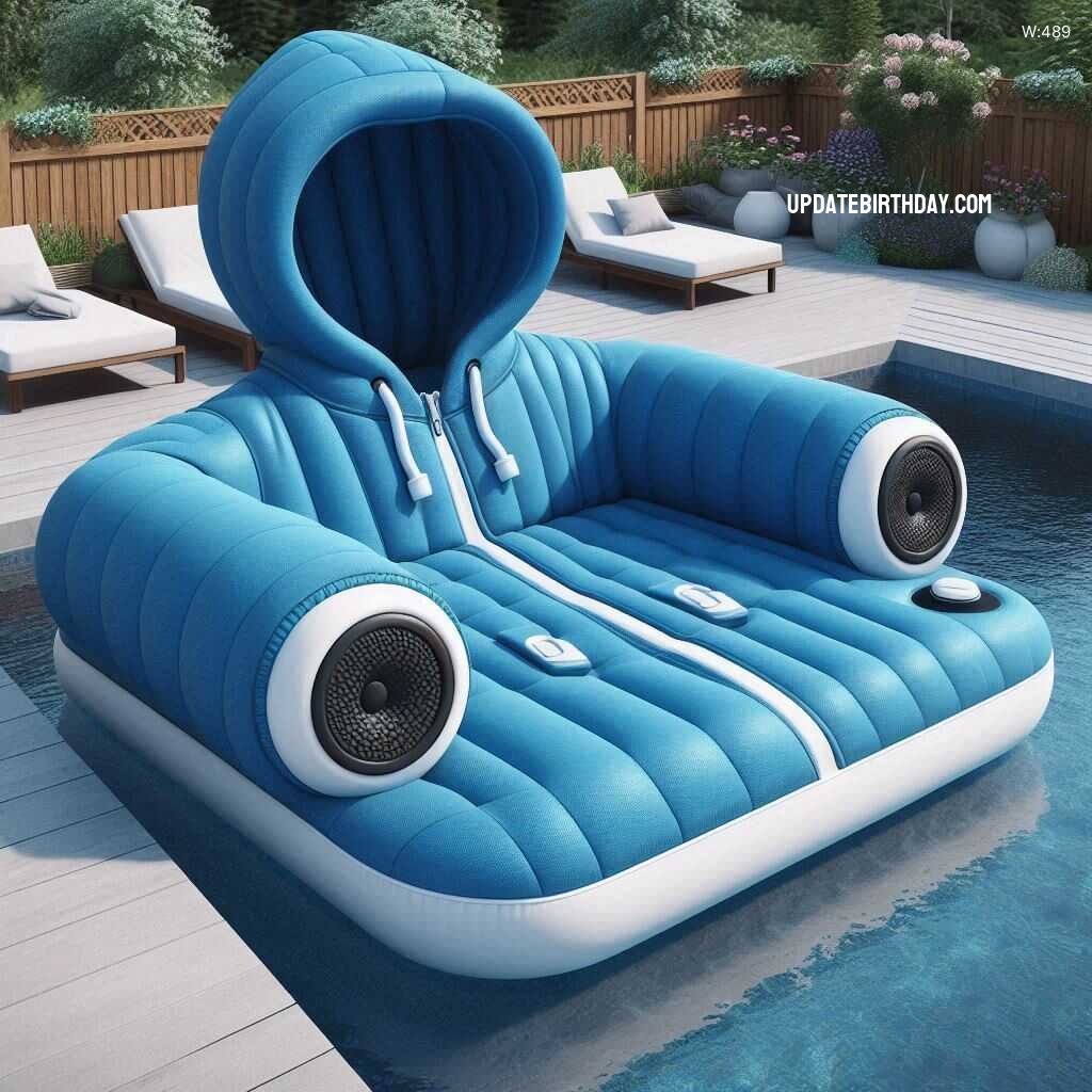 Information about the famous person Relax in Style with a Hoodie Shaped Inflatable Float: Unique Comfort for Water Fun