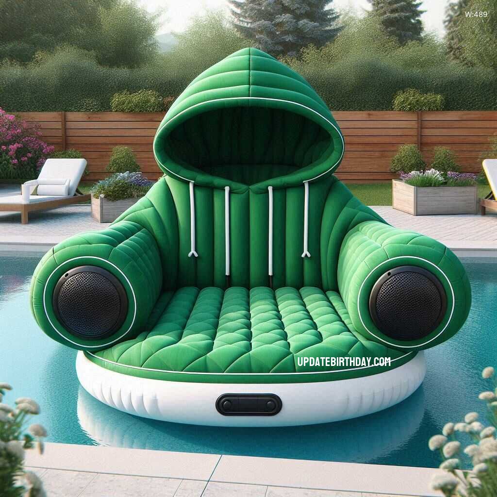 Information about the famous person Relax in Style with a Hoodie Shaped Inflatable Float: Unique Comfort for Water Fun