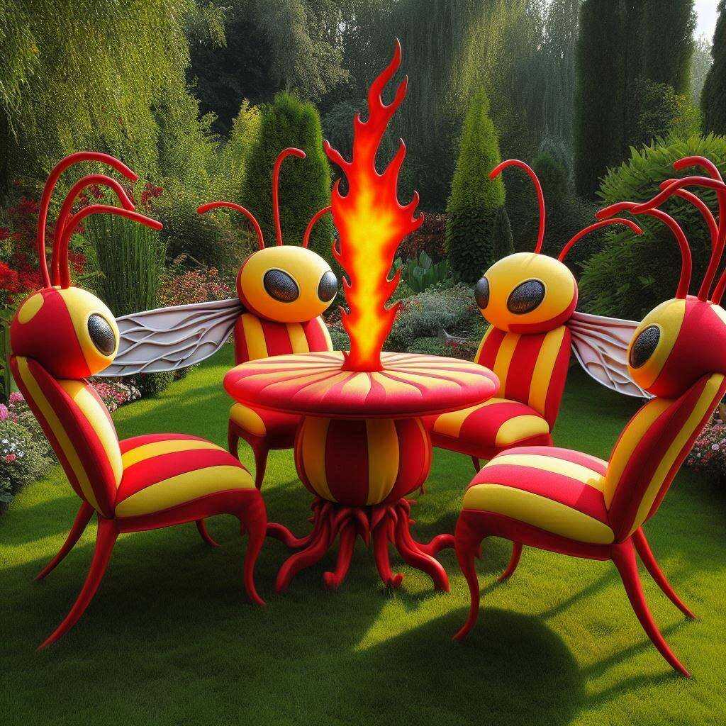 Information about the famous person Transform Your Outdoor Space with an Insect Shaped Patio Set