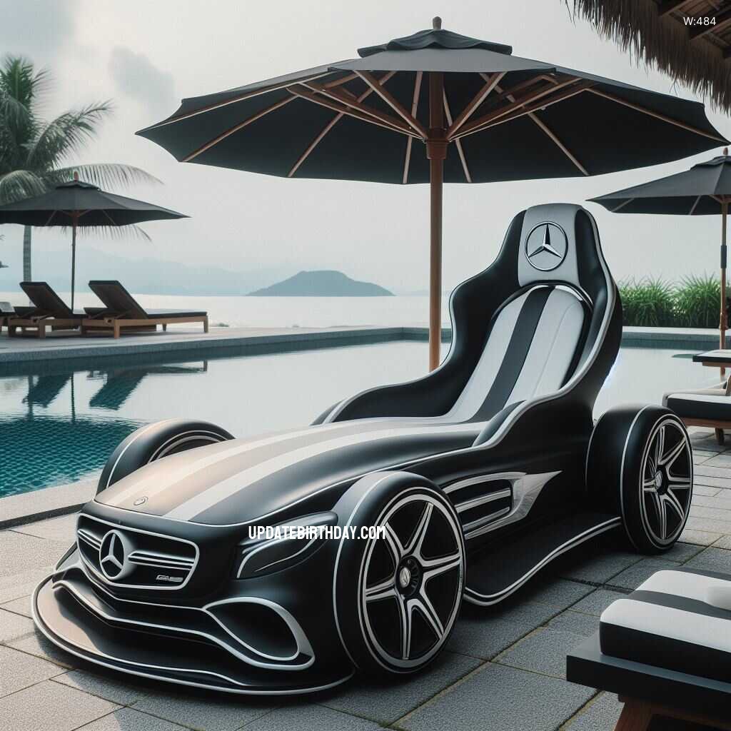 Information about the famous person Relax in Luxury with a Mercedes-Benz Car-Shaped Resort Chair: A Blend of Comfort and Style