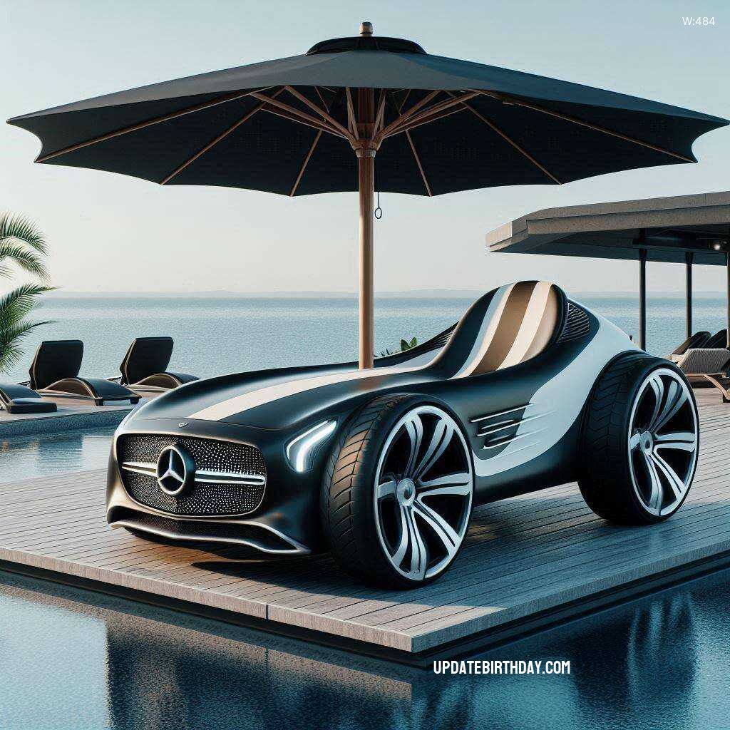 Information about the famous person Relax in Luxury with a Mercedes-Benz Car-Shaped Resort Chair: A Blend of Comfort and Style