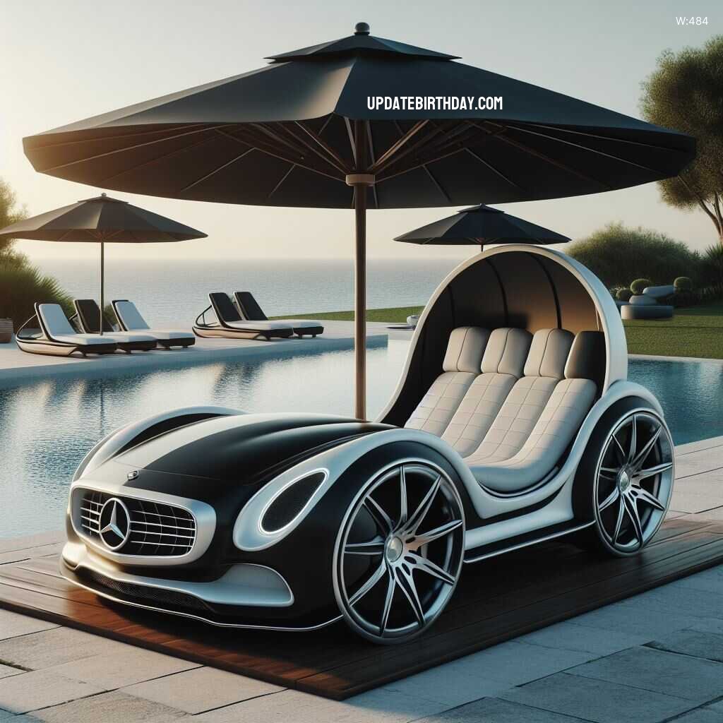 Information about the famous person Relax in Luxury with a Mercedes-Benz Car-Shaped Resort Chair: A Blend of Comfort and Style