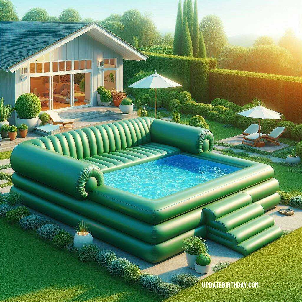 Information about the famous person Cool Off in Style with an Inflatable Sofa Swimming Pool: The Ultimate in Comfort and Fun for Hot Days