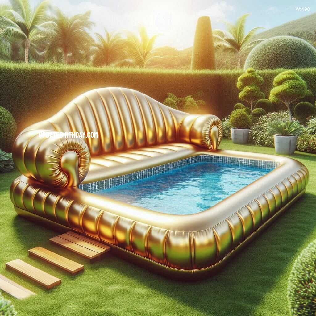 Information about the famous person Cool Off in Style with an Inflatable Sofa Swimming Pool: The Ultimate in Comfort and Fun for Hot Days