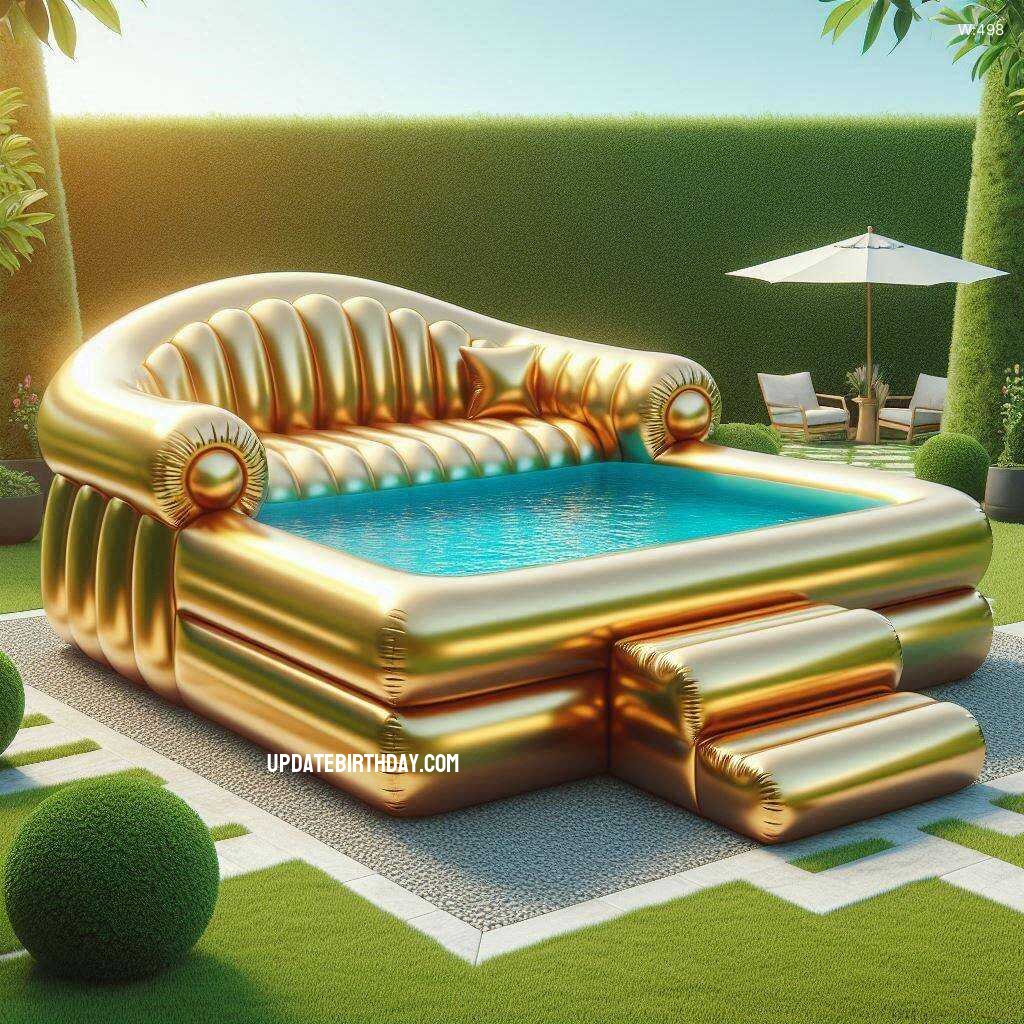 Information about the famous person Cool Off in Style with an Inflatable Sofa Swimming Pool: The Ultimate in Comfort and Fun for Hot Days