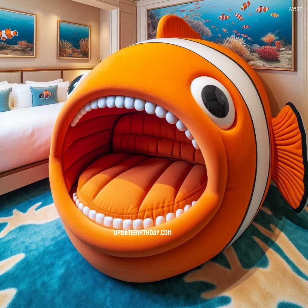 Information about the famous person Dive Into Comfort: Sea Creature Shaped Bed for an Ocean-Themed Bedroom