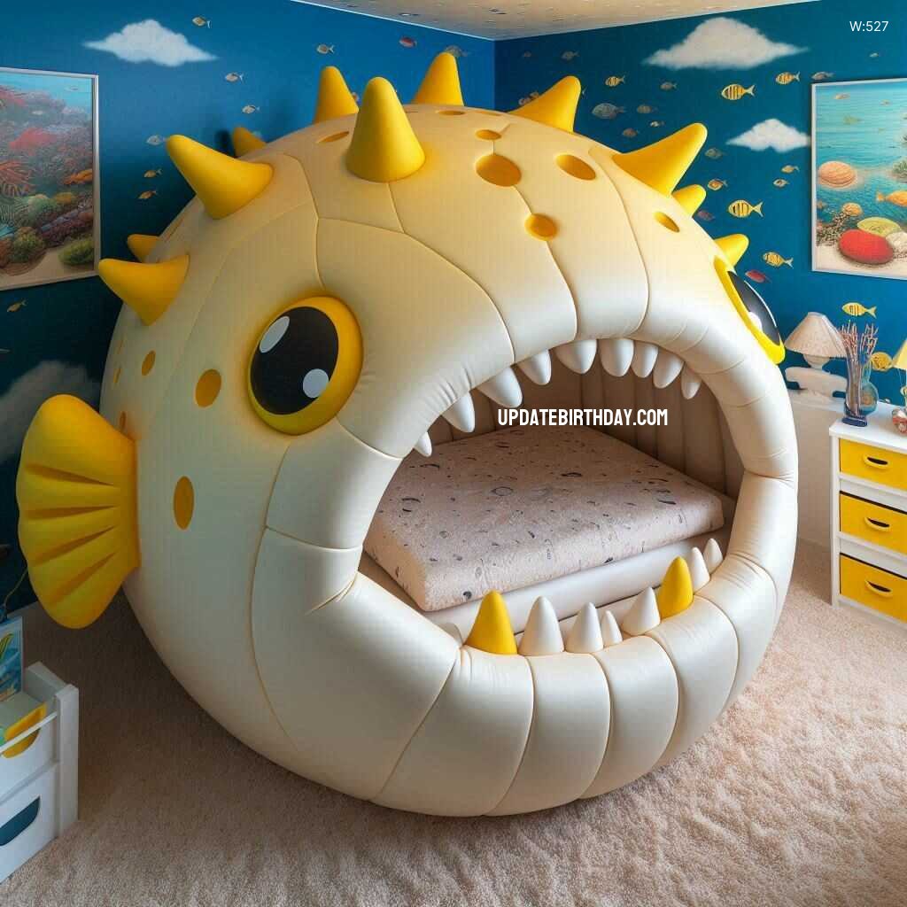 Information about the famous person Dive Into Comfort: Sea Creature Shaped Bed for an Ocean-Themed Bedroom