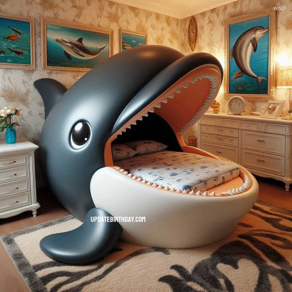 Information about the famous person Dive Into Comfort: Sea Creature Shaped Bed for an Ocean-Themed Bedroom