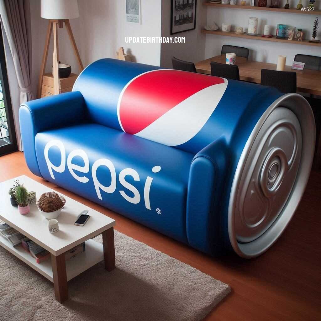 Information about the famous person Soda Can Shaped Sofa: A Refreshing Twist to Modern Living Room Décor