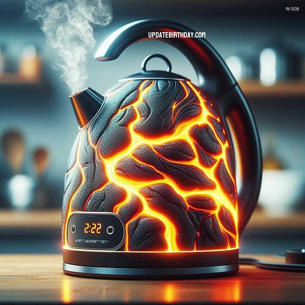 Information about the famous person Boiling with Style: Volcano Shaped Kettle Erupts into Your Kitchen