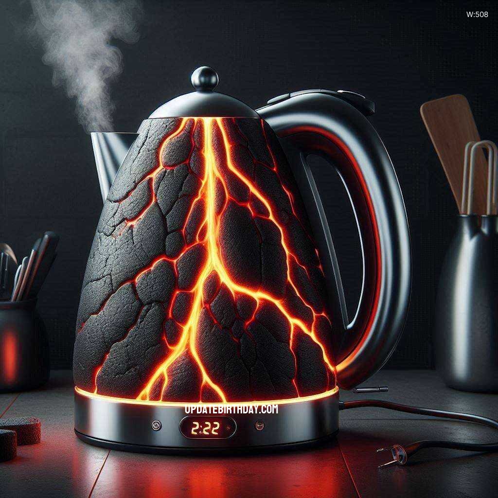 Information about the famous person Boiling with Style: Volcano Shaped Kettle Erupts into Your Kitchen