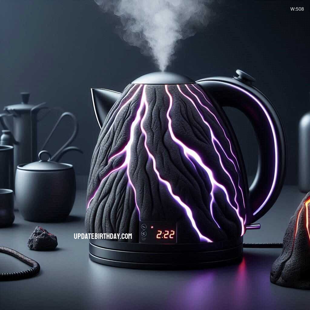 Information about the famous person Boiling with Style: Volcano Shaped Kettle Erupts into Your Kitchen