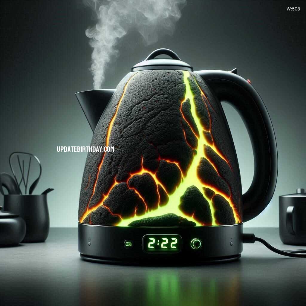 Information about the famous person Boiling with Style: Volcano Shaped Kettle Erupts into Your Kitchen