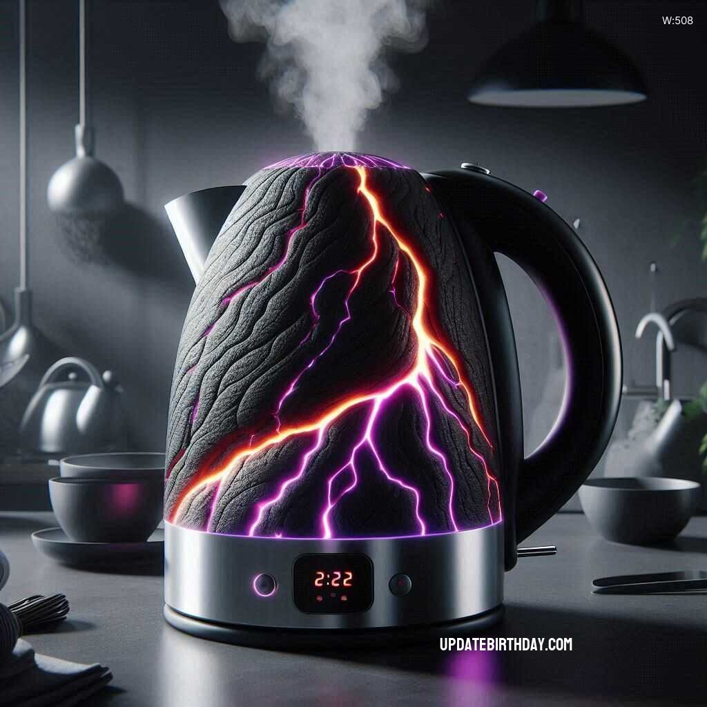 Information about the famous person Boiling with Style: Volcano Shaped Kettle Erupts into Your Kitchen