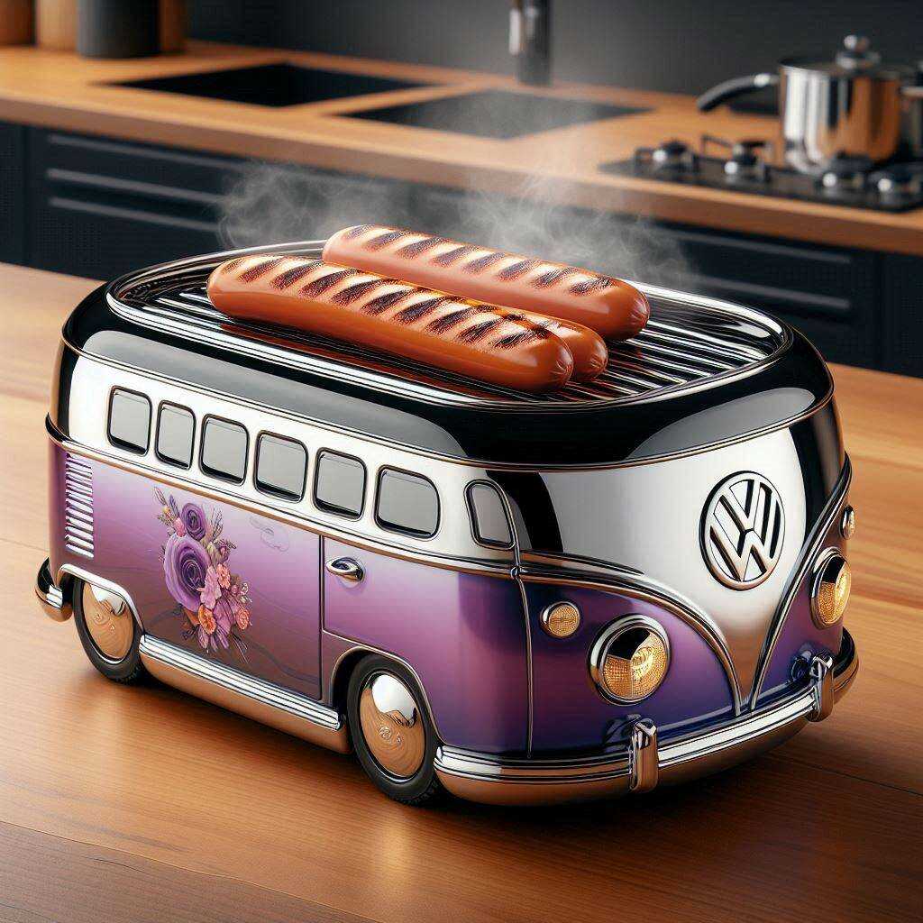 Information about the famous person Cook in Style: Discover the Unique Volkswagen bus Shaped Sausage Cooker